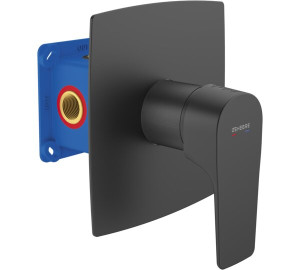 GENEBRE | Grifo Monomando empotrado para ducha 2 vías con tecnología GE-EASY BOX Negro
